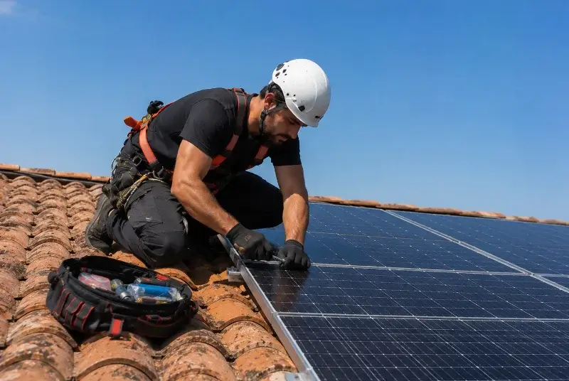 Maintenance et monitoring de panneaux solaires à Loisin